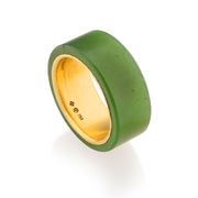 Todd Reed ring in 18k yellow gold and green jade
